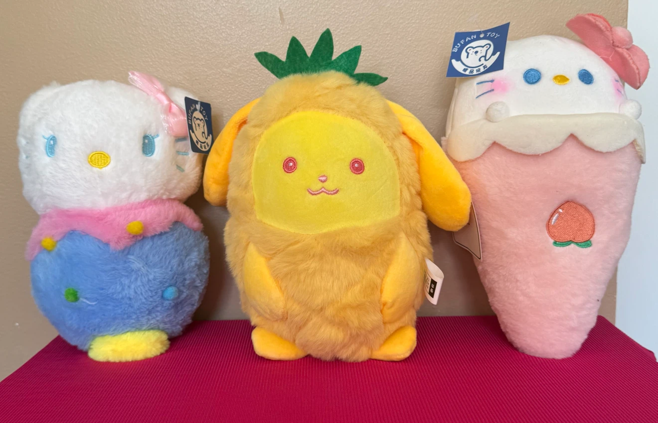 Anime Plushies $5.00 Each - 🆕 “For ages 4 & Up”