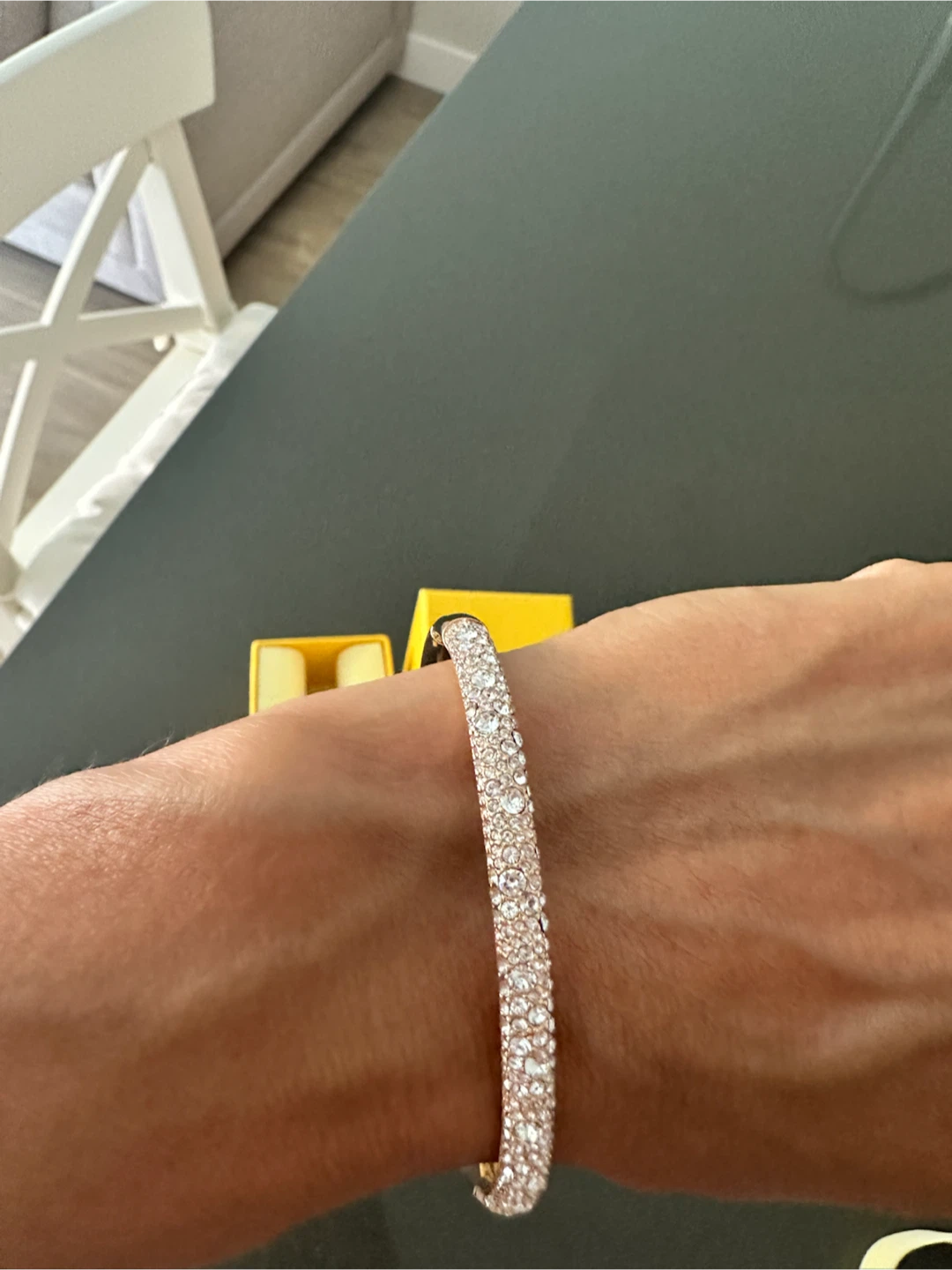 Sparkling Bangle Bracelet with Box Swarovski - photo 4