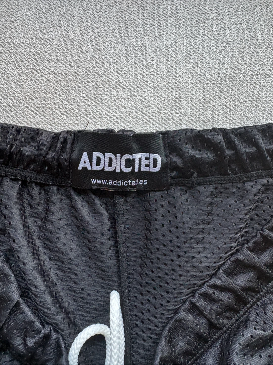 ADDICTED Black Mesh Running Shorts - photo 3