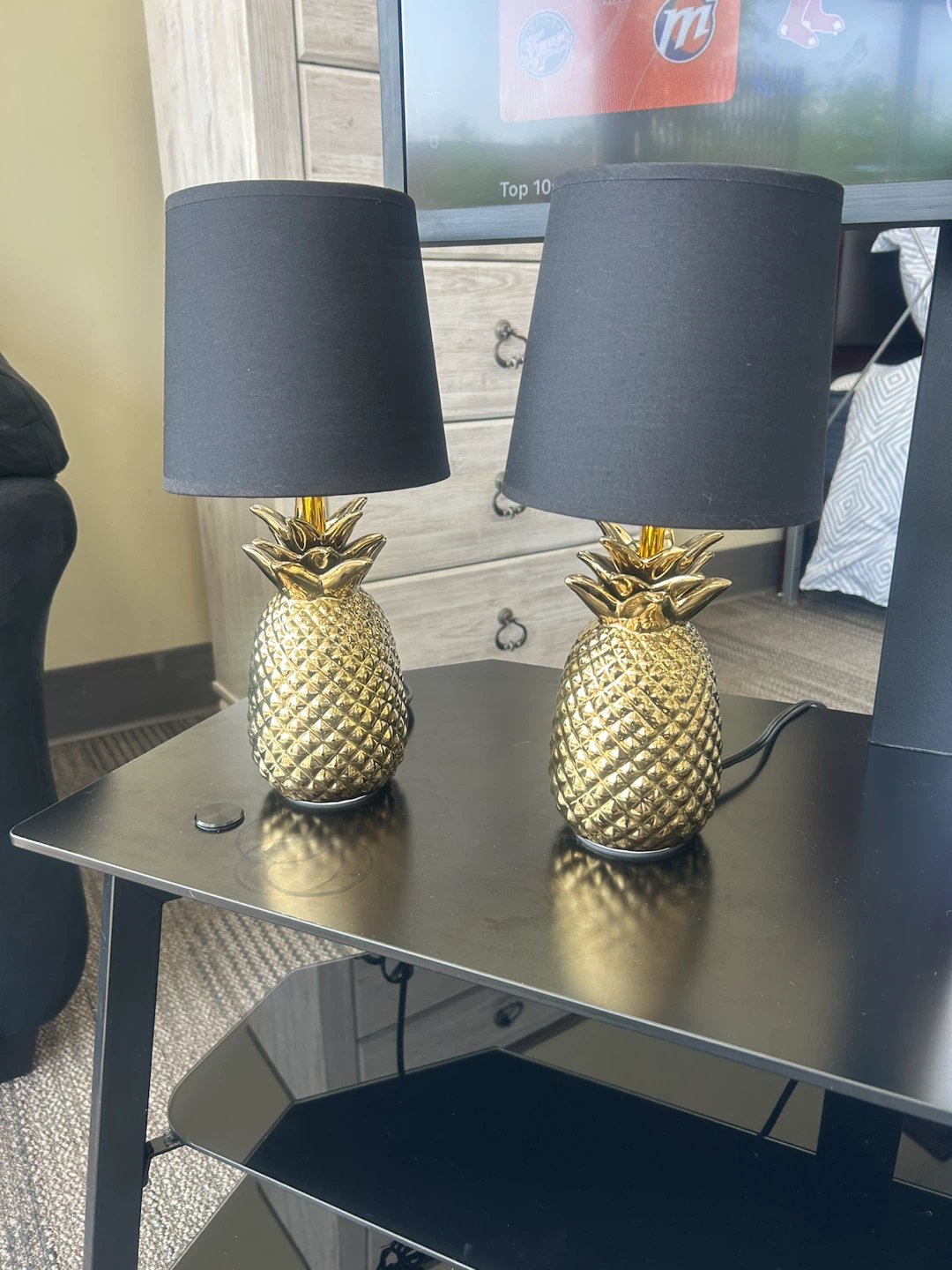 Pineapple lamps