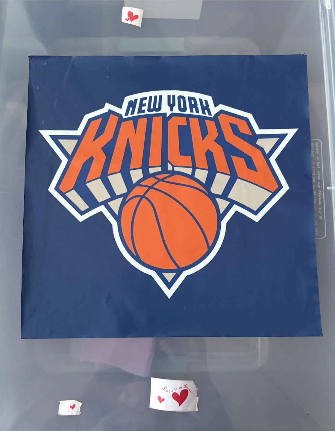 New York Knicks Logo large sticker 12”x 12” - photo 2