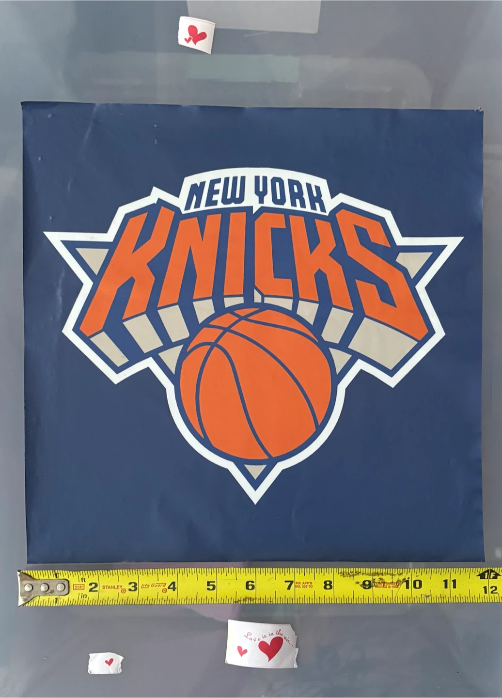 New York Knicks Logo large sticker 12”x 12” - photo 4