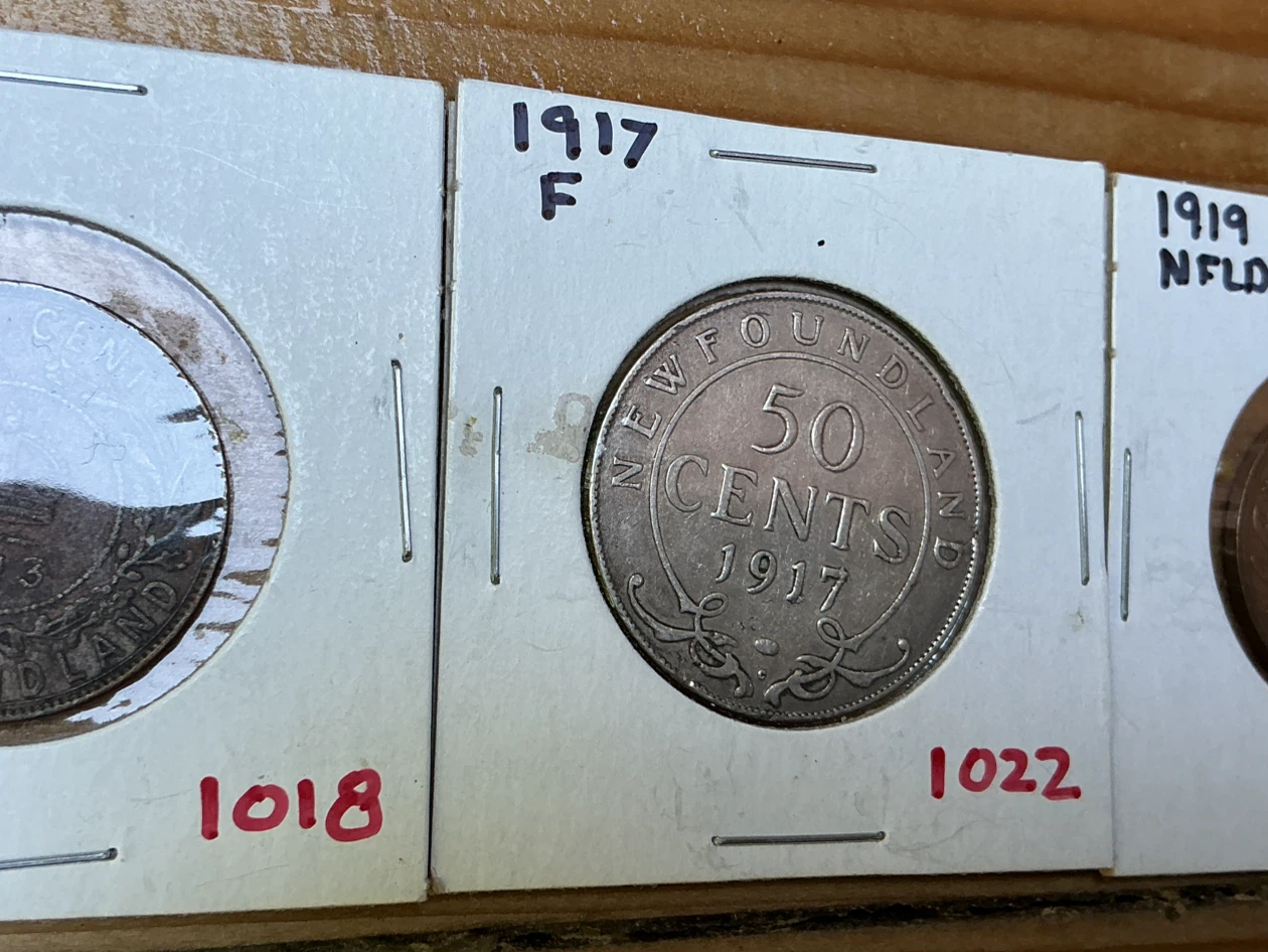 1913, 1917, 1919, 1920 & 1929 NEWFOUNDLAND Collectible Coins - photo 3