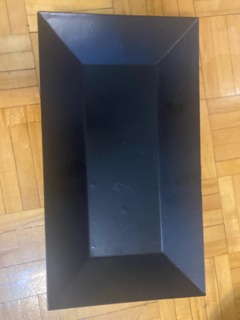 Black modern geometric shelf - photo 2