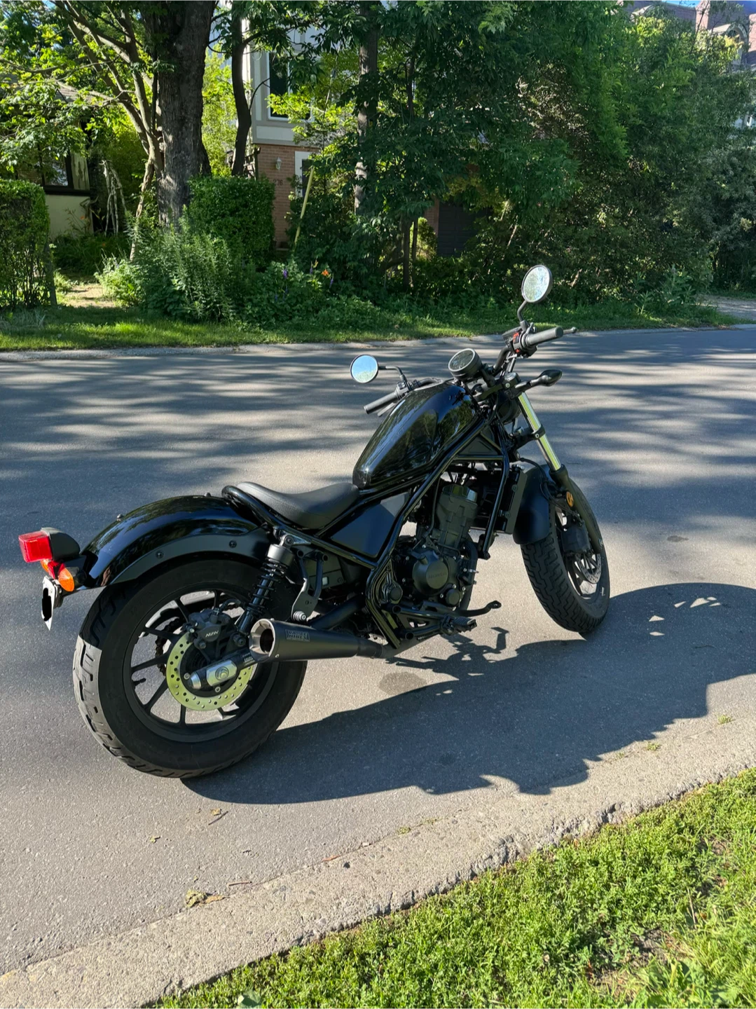 Black 2018 Honda Rebel 300 ABS Motorcycle