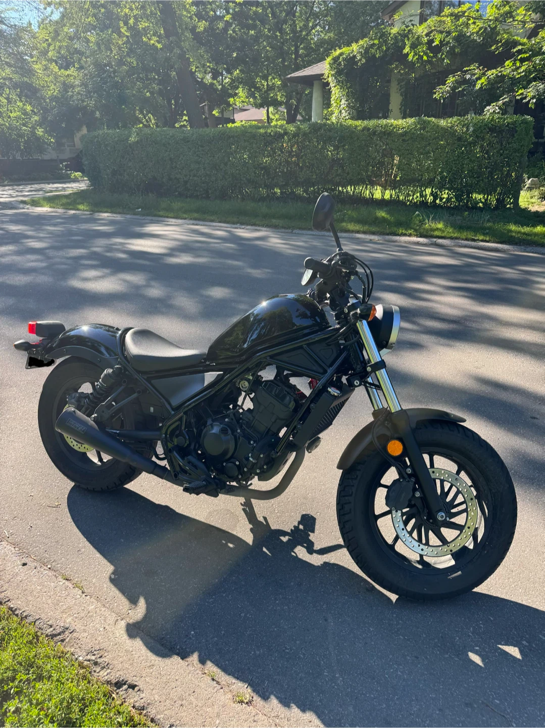 Black 2018 Honda Rebel 300 ABS Motorcycle - photo 2