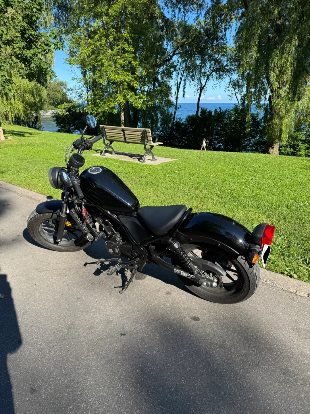 Black 2018 Honda Rebel 300 ABS Motorcycle - photo 4