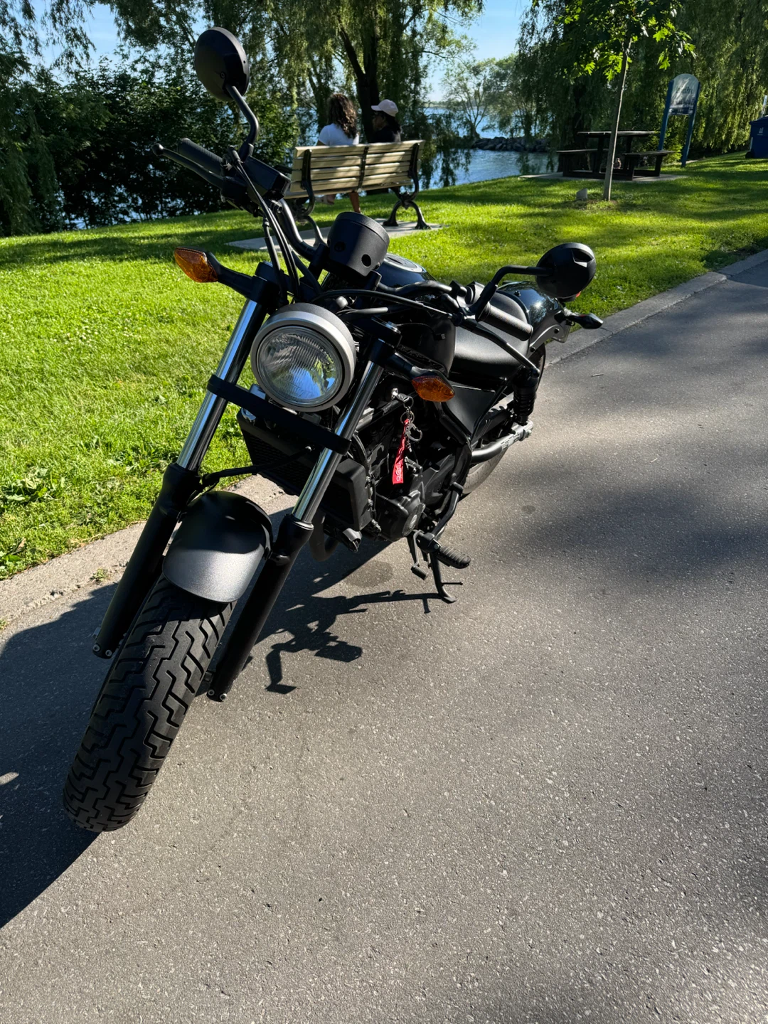 Black 2018 Honda Rebel 300 ABS Motorcycle - photo 5