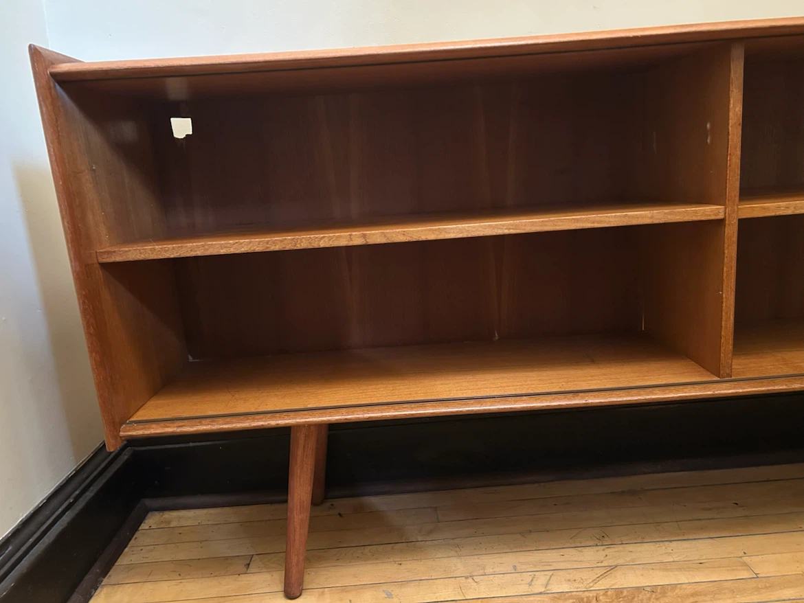 Vintage MCM Teak Wood Credenza Sideboard - photo 3
