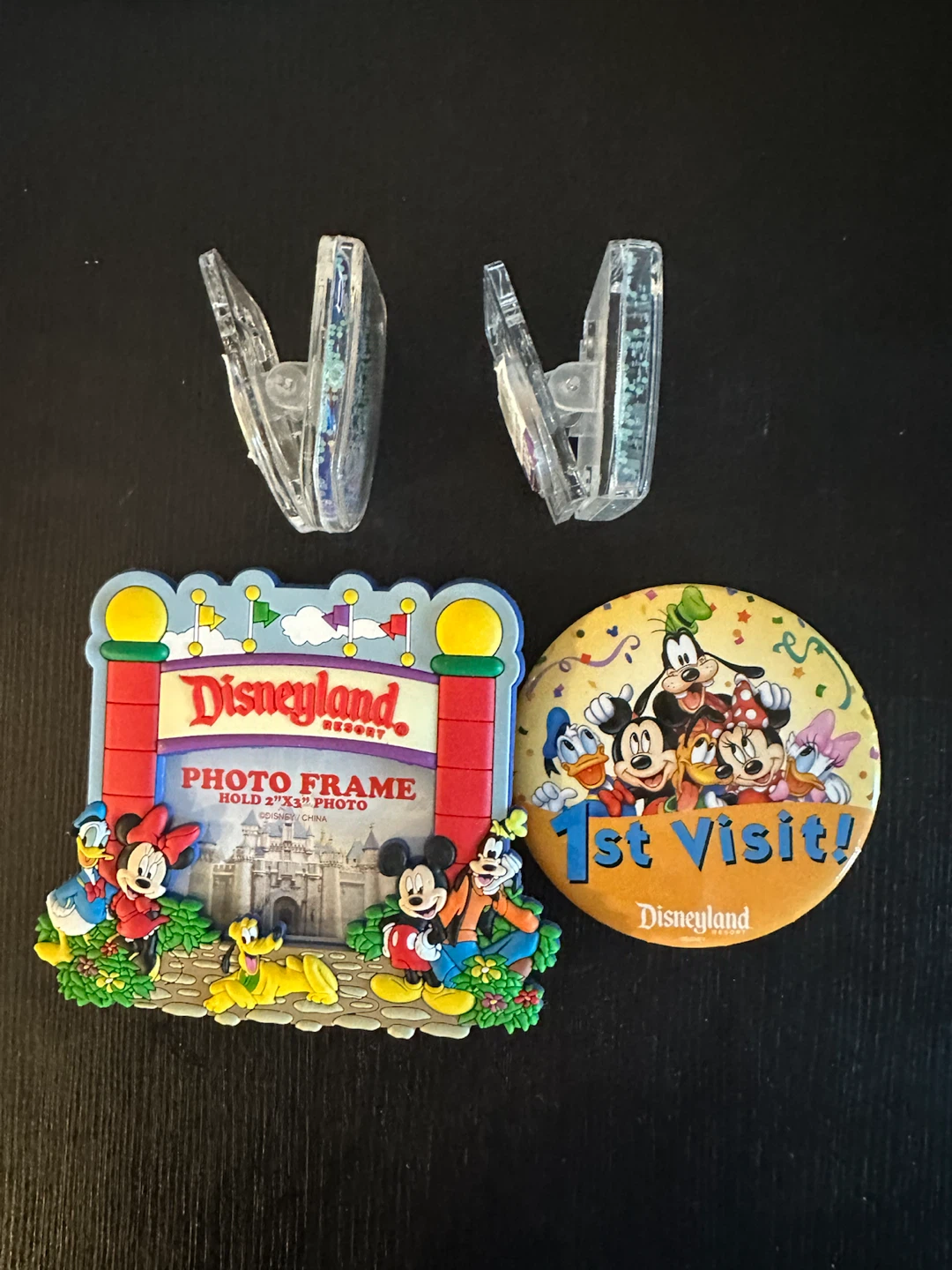 Disneyland Photo Frame and Disney Character Magnets Set