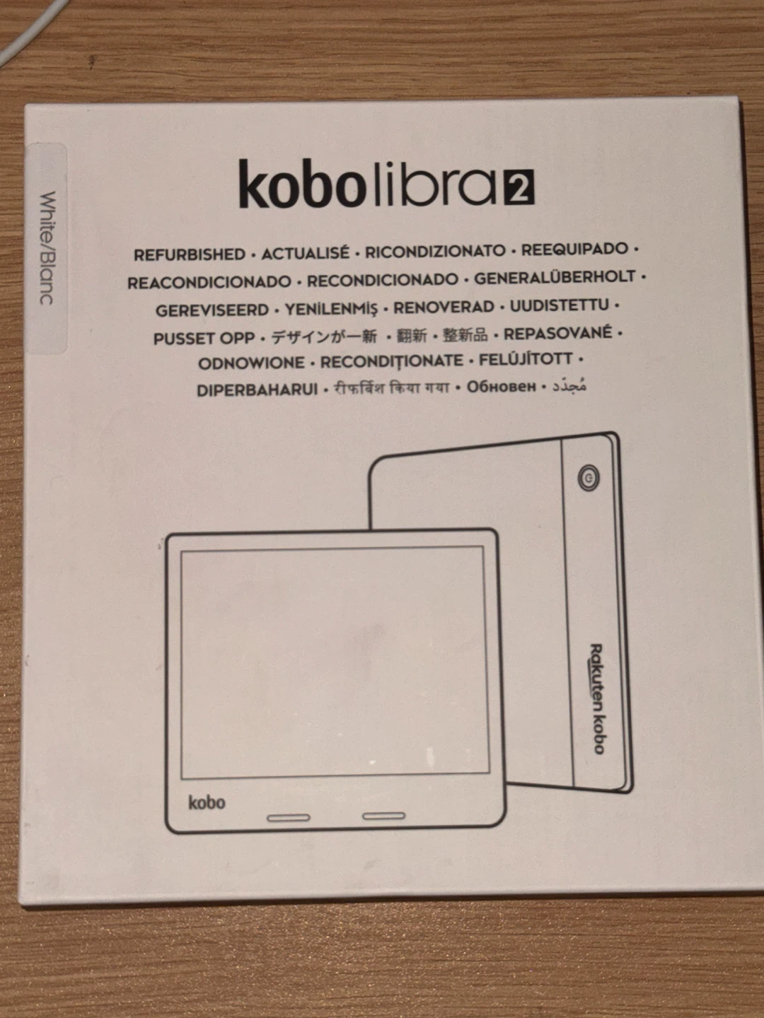 Kobo Libra 2 e-reader - White/Blanc