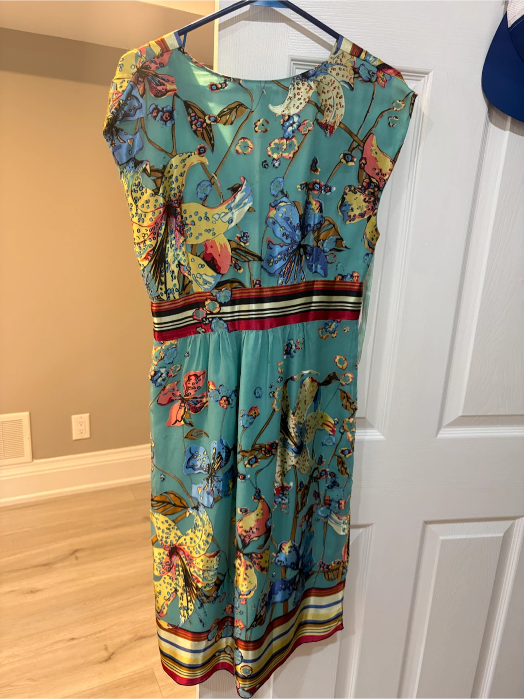 Tristan Floral Silk Blend Dress - photo 2