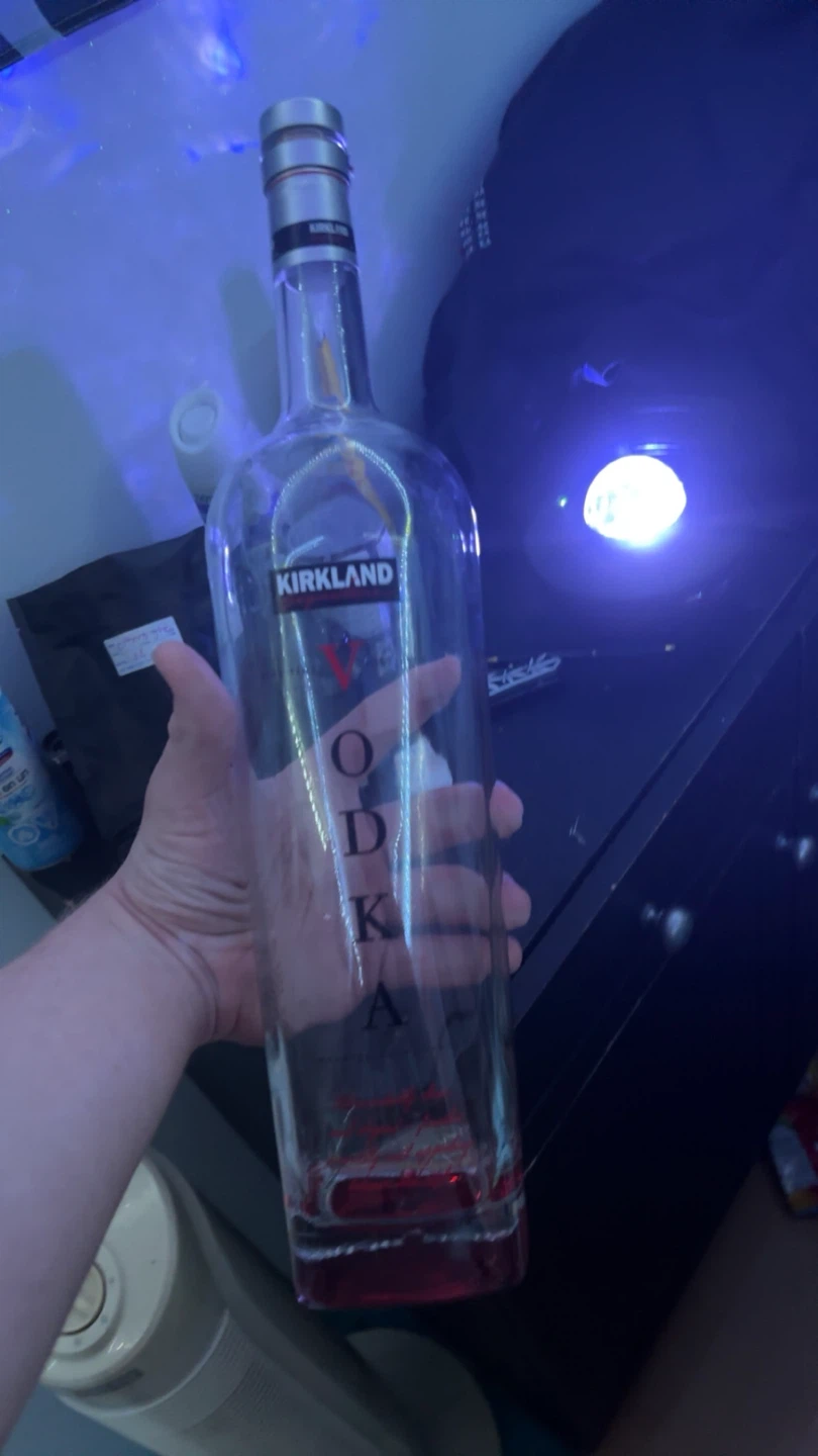 Kirkland Signature Vodka Bottle