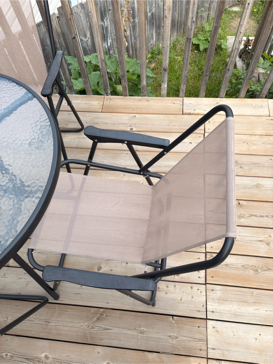 Glass Top Patio Table and Chairs Set - photo 2