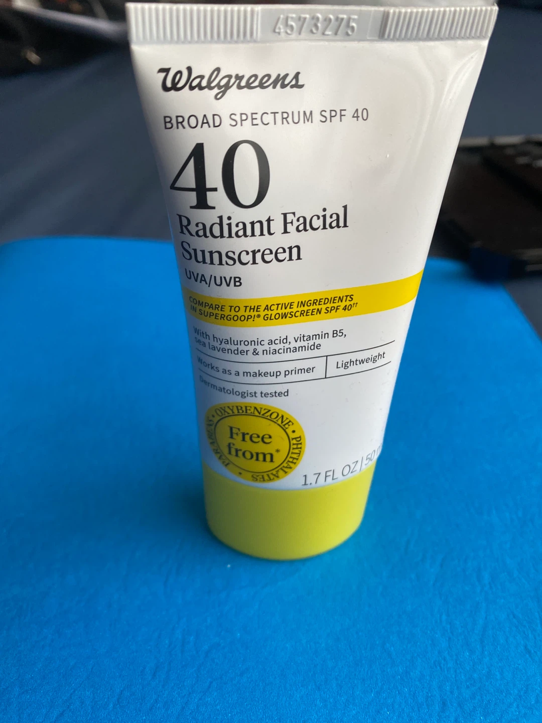 Walgreens Radiant Facial Sunscreen SPF 40