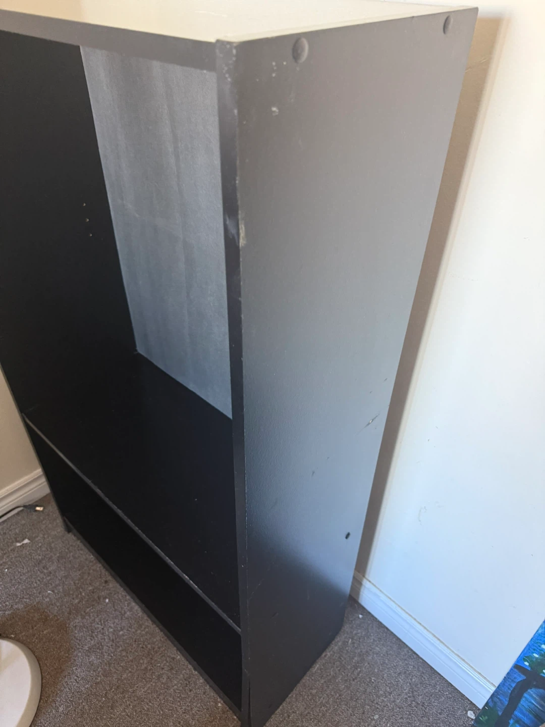 Moving Sale – Black Storage Shelf / Bookcase - photo 4