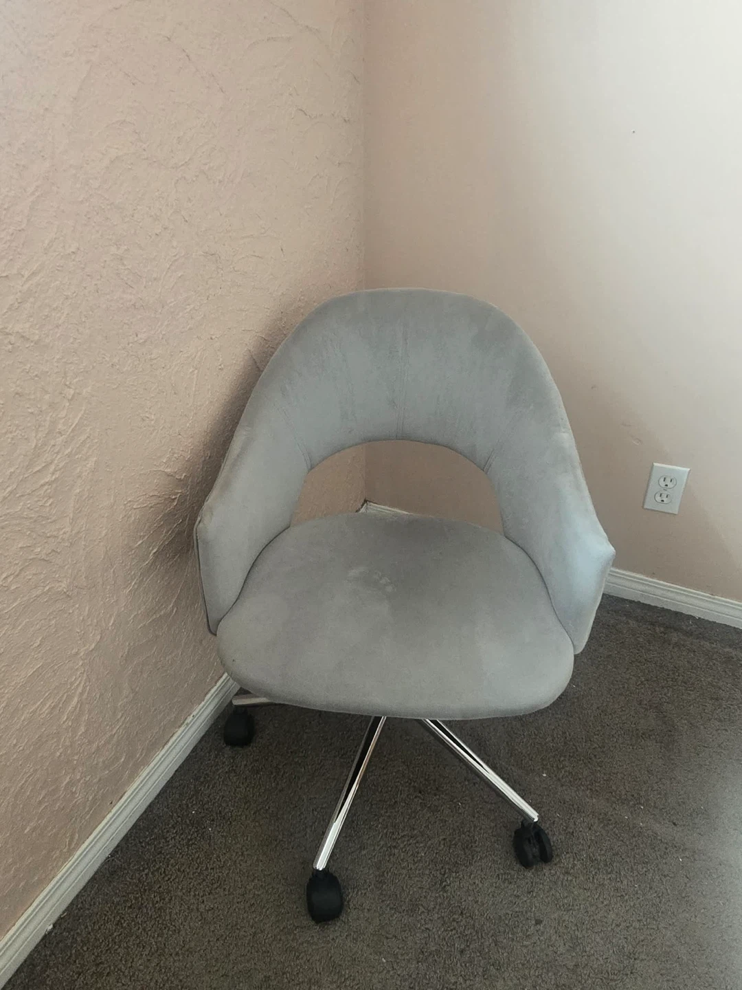 Grey Swivel Office Chair