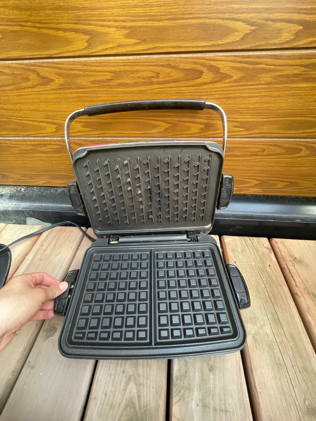 George Foreman Red Waffle Maker - photo 4