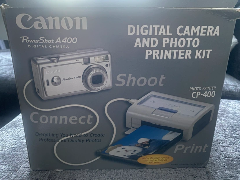 Canon PowerShot A400 Digital Camera and Photo Printer CP-400 Kit