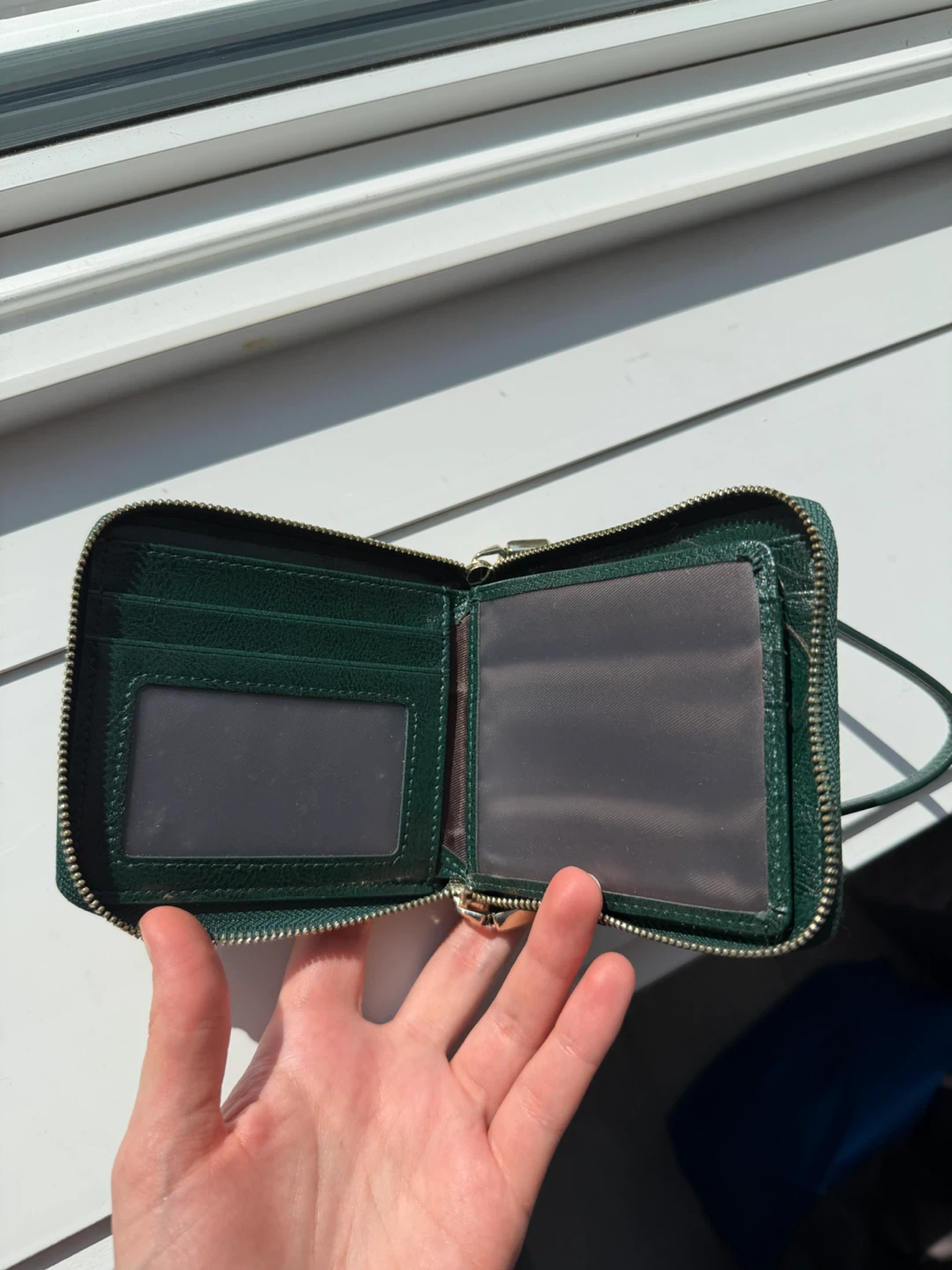 Green Zip Around Wallet - photo 2