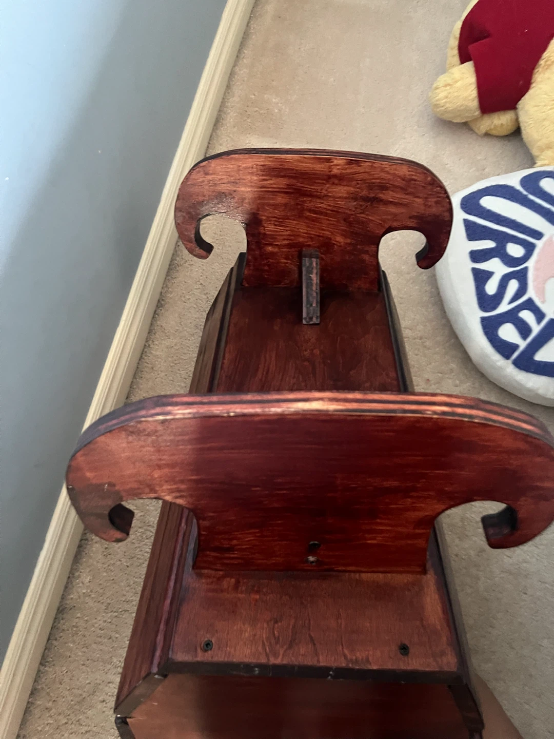 Wooden Sleigh Toy Box / Storage Basket - photo 2