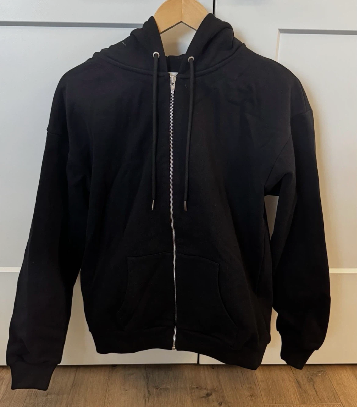 CELINE Black Zip-Up Hoodie
