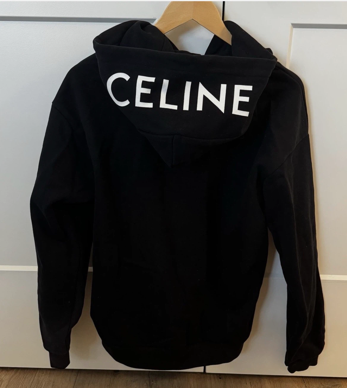 CELINE Black Zip-Up Hoodie - photo 2