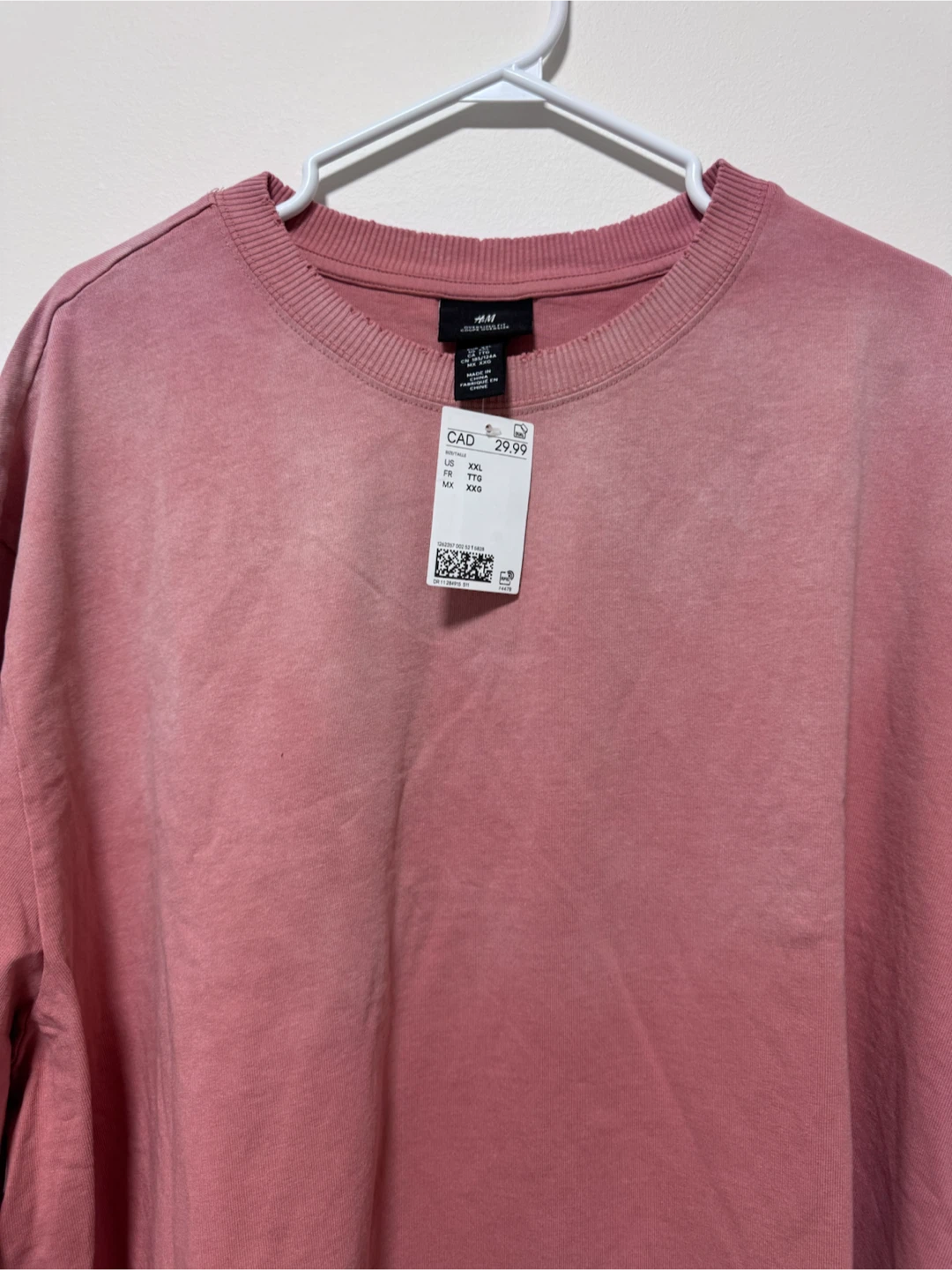 H&M pink oversized Tshirt - photo 3