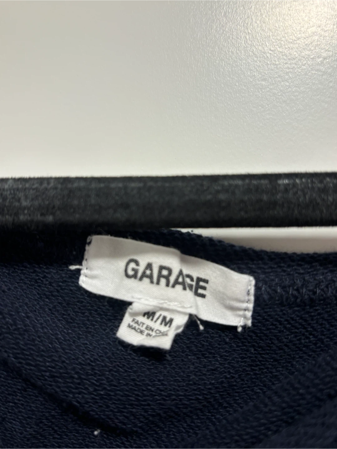 GARAGE Navy Blue "Beach Club" Sweatshirt - M - photo 2