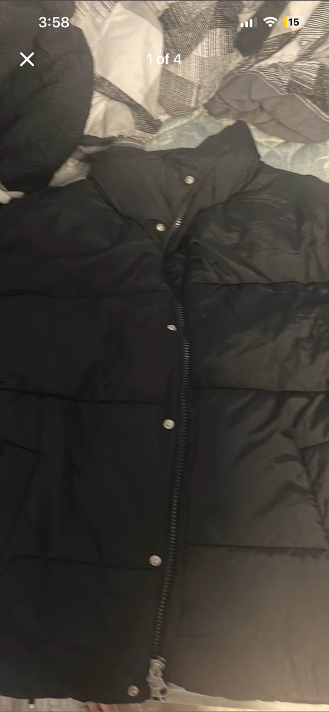 NovaMen Puffer Vest Black XXXL