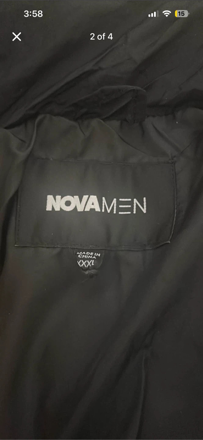 NovaMen Puffer Vest Black XXXL - photo 2