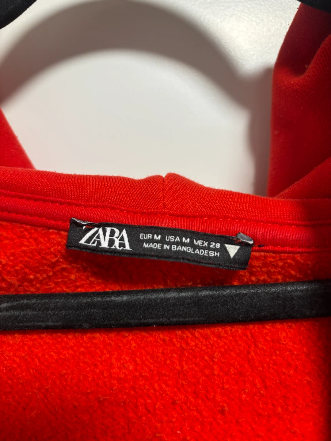 Zara Red Zip-Up Hoodie - photo 2