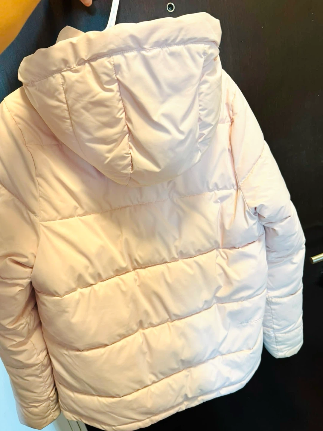 Pink Puffer Jacket with Hood - photo 3