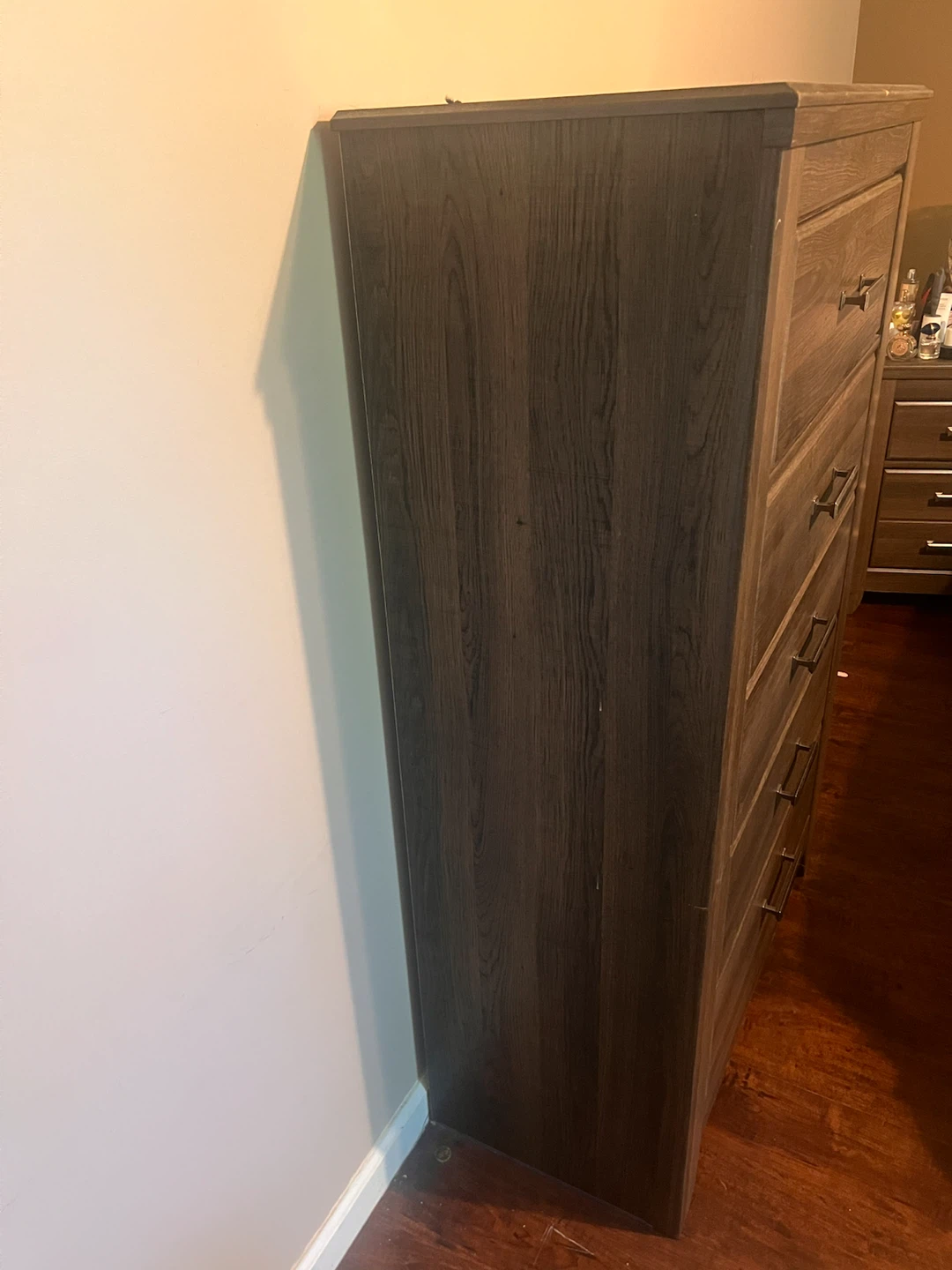 Dark Wood 5-Drawer Dresser - photo 2