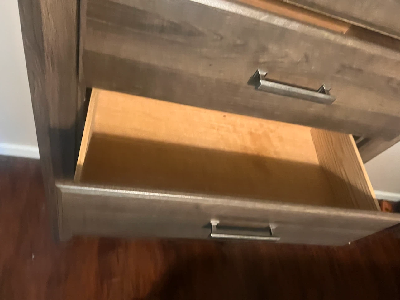 Dark Wood 5-Drawer Dresser - photo 4