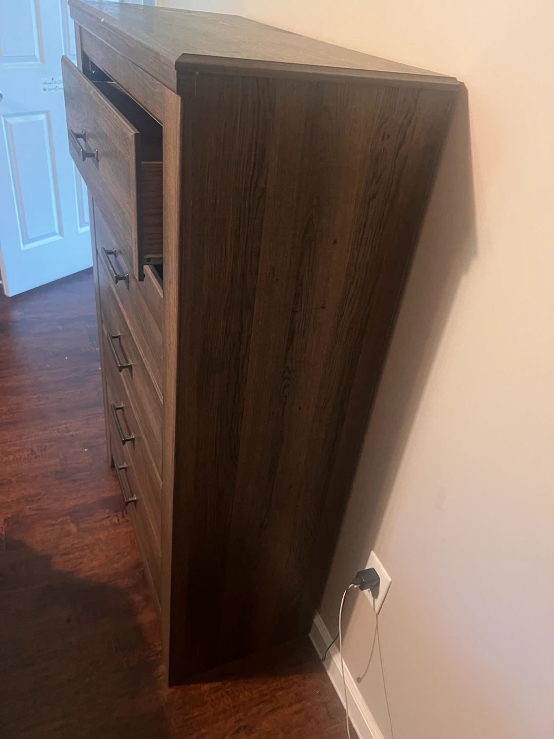 Dark Wood 5-Drawer Dresser - photo 5