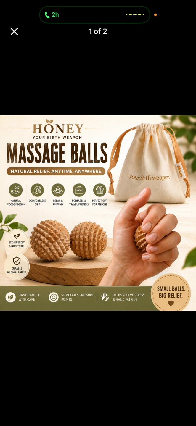 Honey Your Birth Weapon Massage Balls