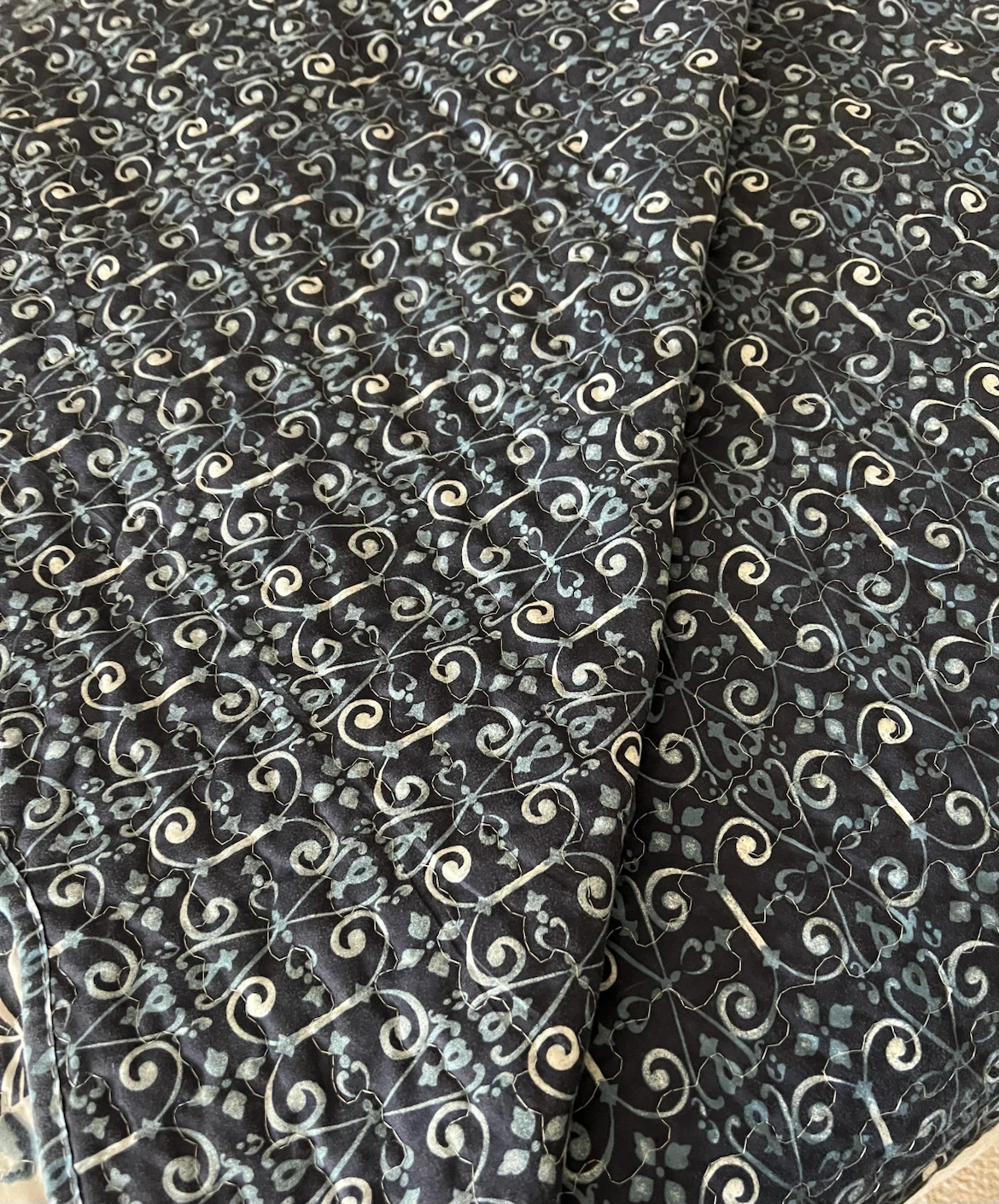 Quilter Collection Blue Patterned Quilt - photo 2