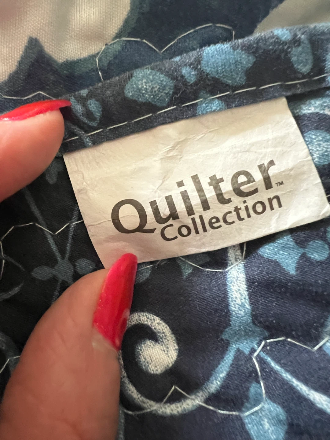 Quilter Collection Blue Patterned Quilt - photo 4