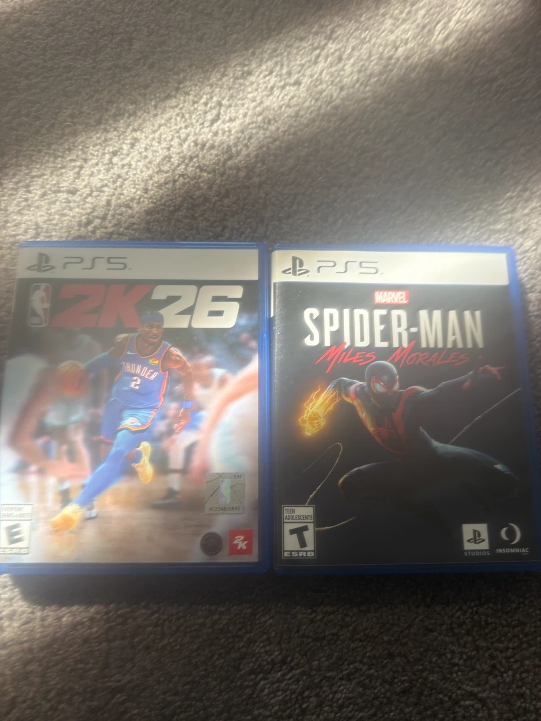 Marvel's Spider-Man: Miles Morales & NBA 2K24 PS5 Games