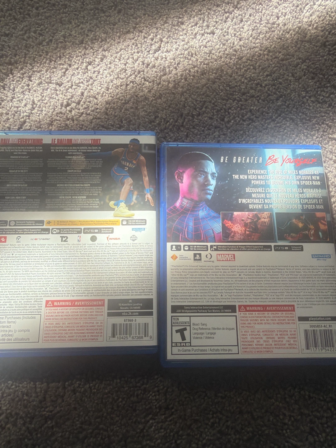 Marvel's Spider-Man: Miles Morales & NBA 2K24 PS5 Games - photo 2