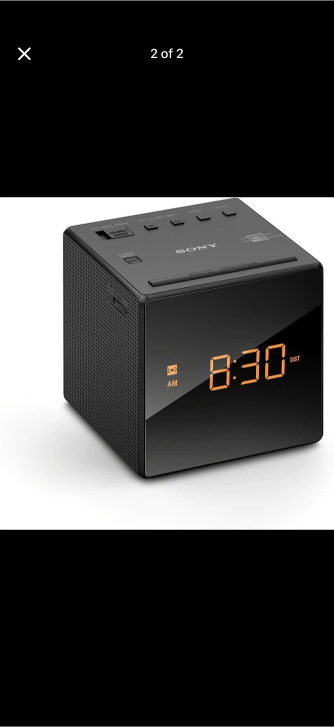 Sony ICF-C1T AM/FM Clock Radio - photo 2