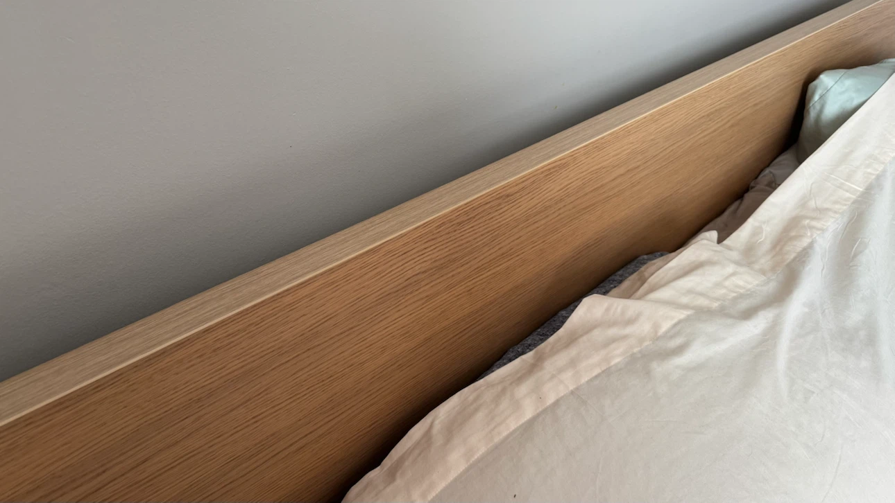IKEA MALM king-size bed frame in the oak veneer finish - photo 2