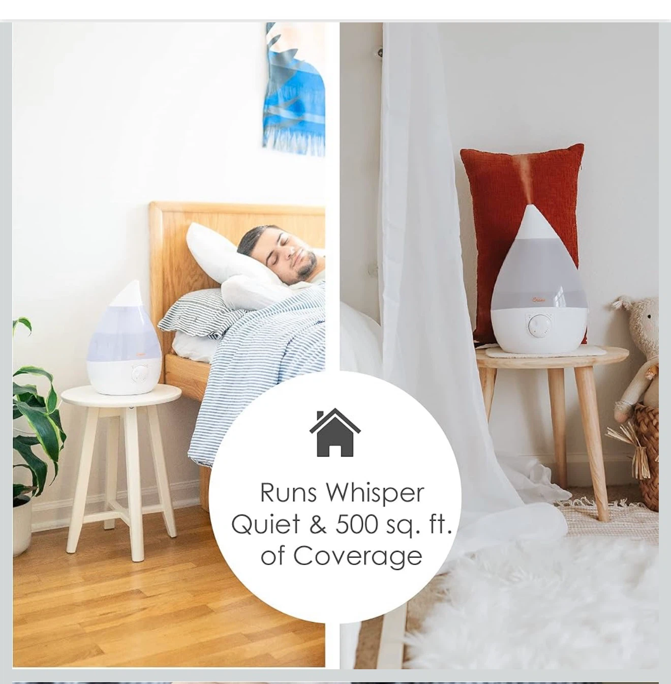 Crane Ultrasonic Cool Mist Drop Humidifier - photo 4
