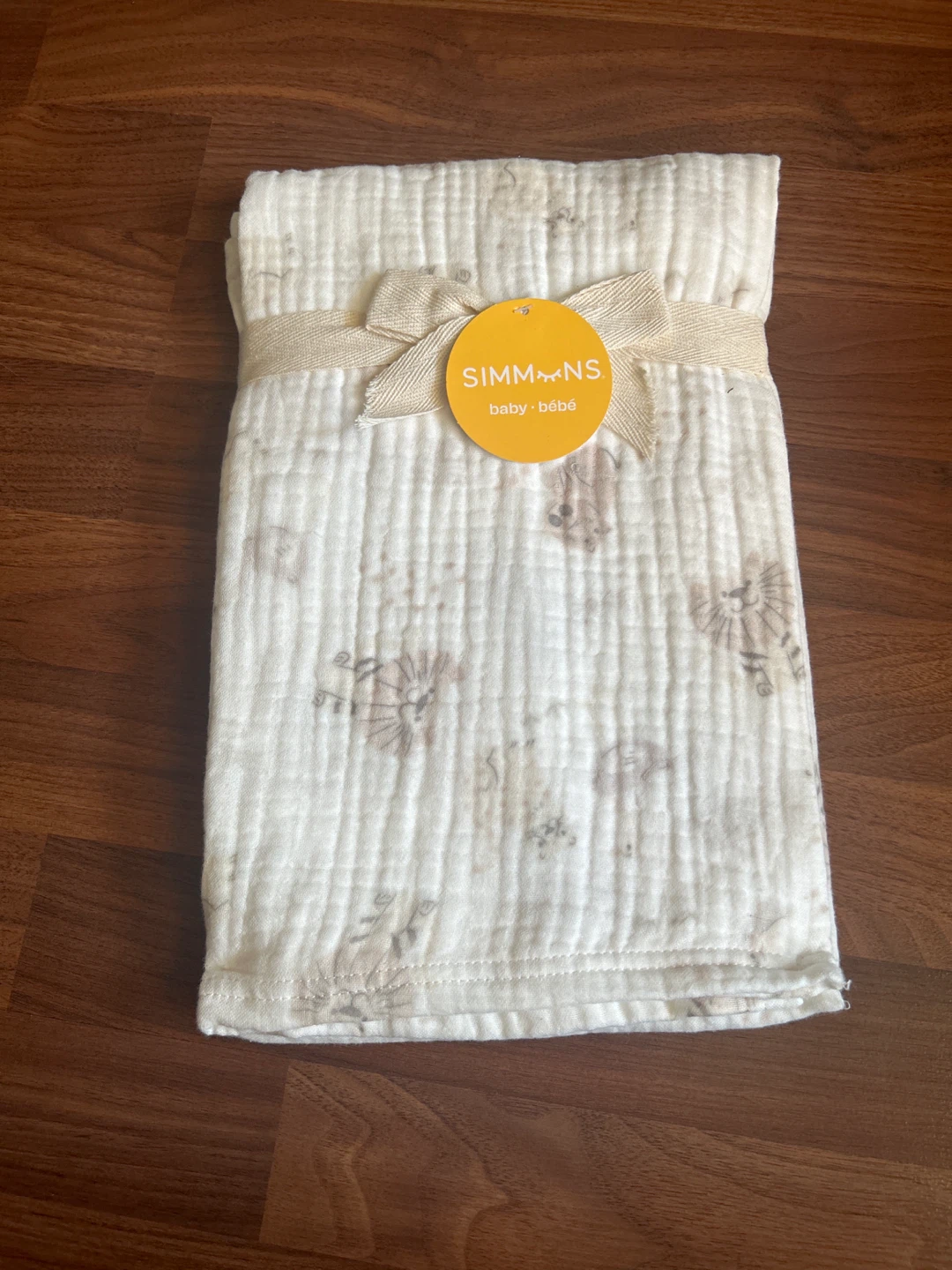 Simmons Baby Muslin Swaddle Blanket