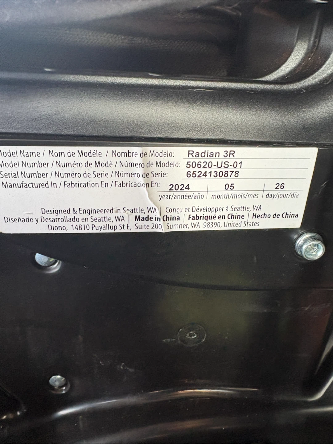 Diono Radian 3R Car Seat - photo 2