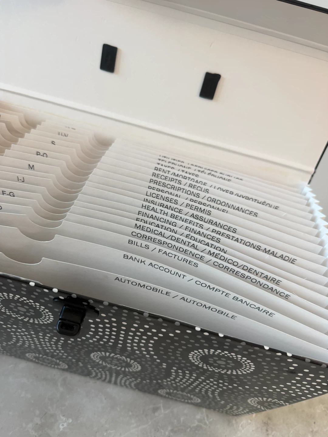 Filing Box with Dividers - photo 2