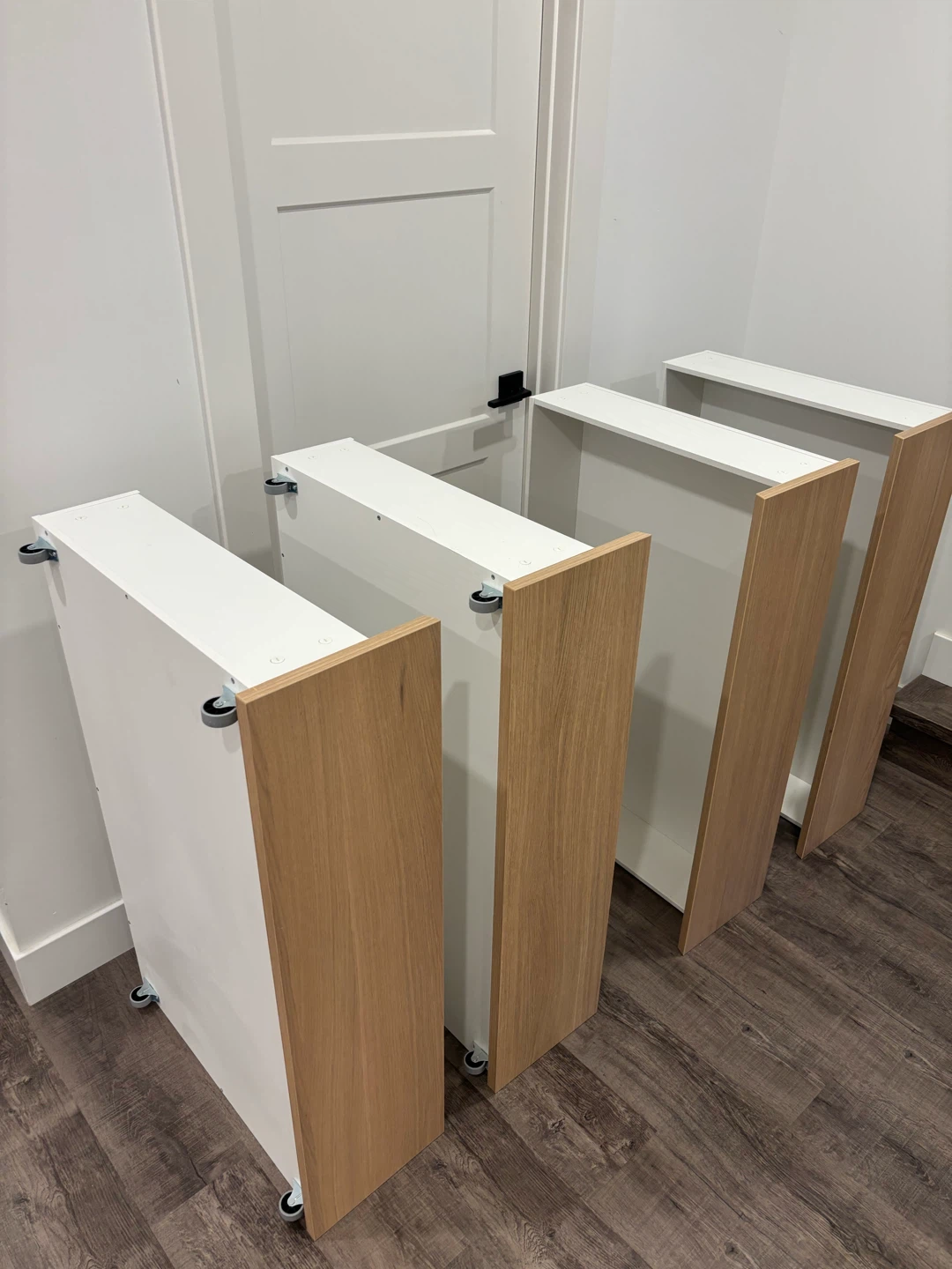 IKEA under bed drawers x4 for $100 in oak colour