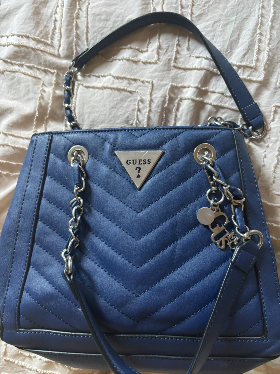 Guess Blue Shoulder Bag