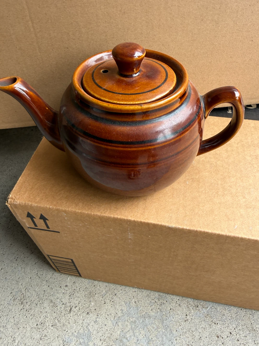 Vintage Sadler Brown Betty Teapot - photo 3